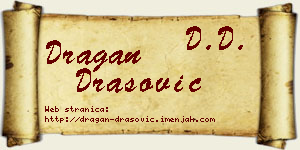 Dragan Drašović vizit kartica